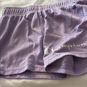 Champion Girls Lavender Athletic Shorts 4